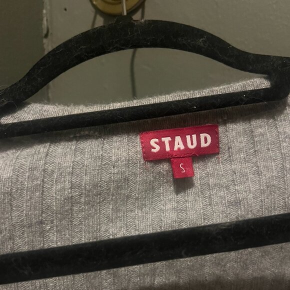 STAUD Cargo 100% Cashmere Cardigan Sweater Size S - Picture 7 of 7